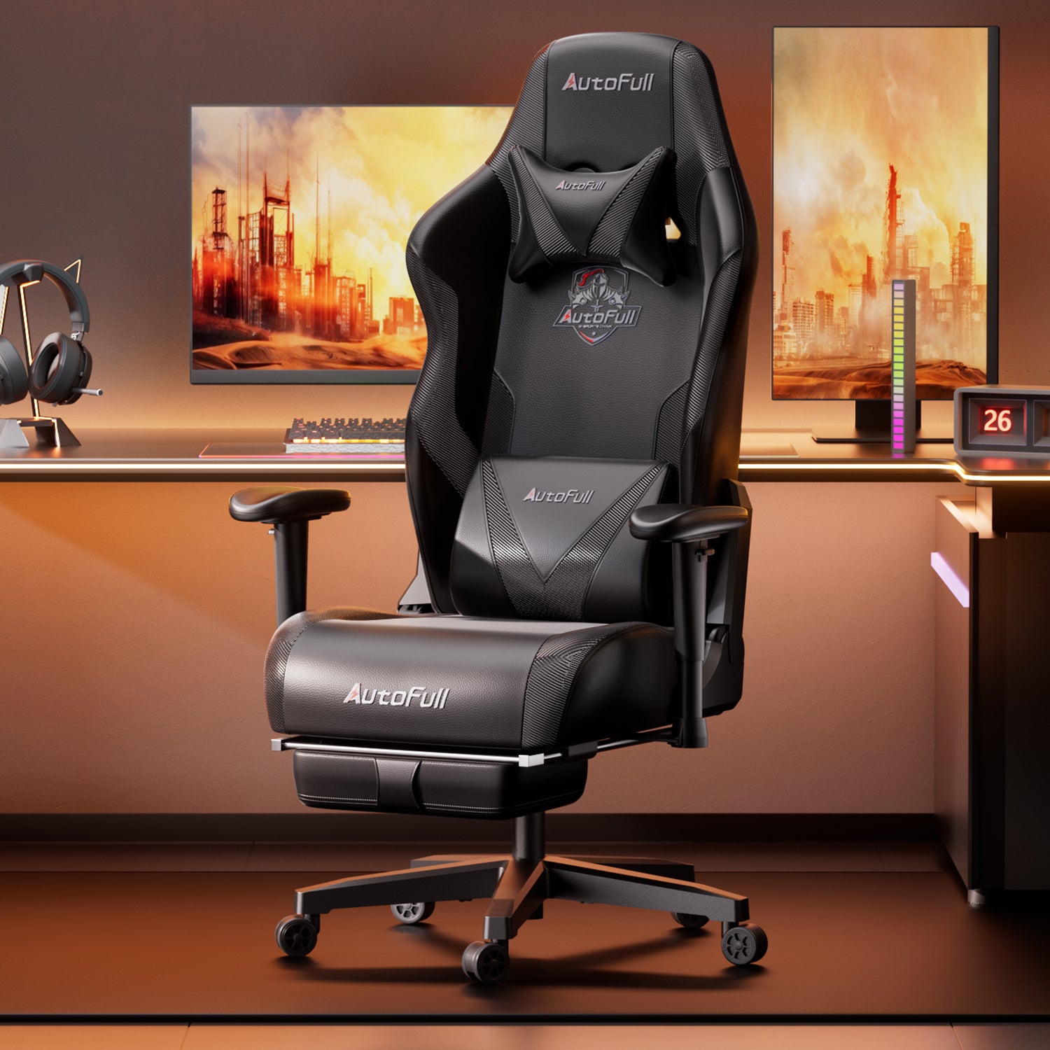 AutoFull C3 Pro gaming chair with Cushion Upgrade
