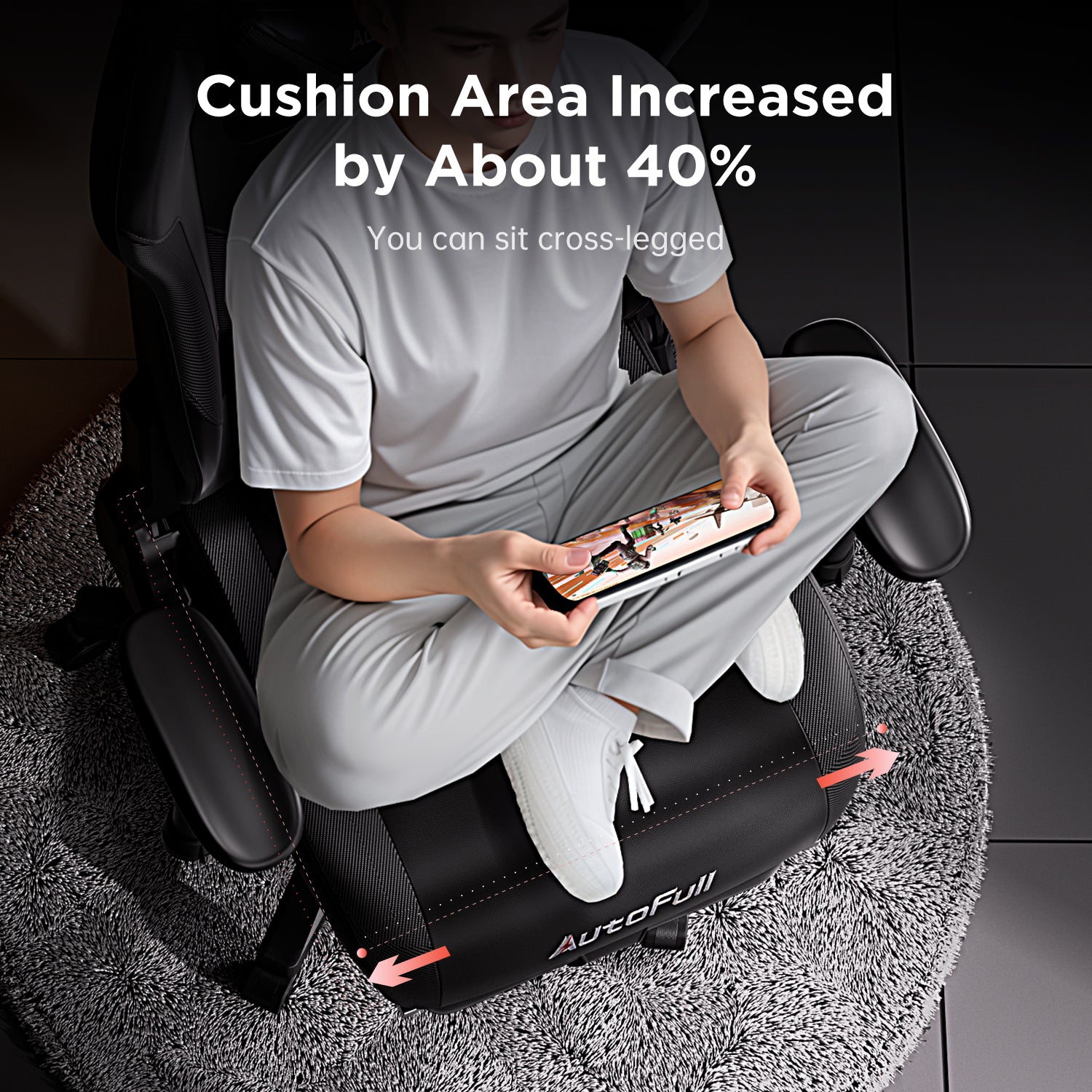 AutoFull C3 Pro gaming chair with Cushion Upgrade
