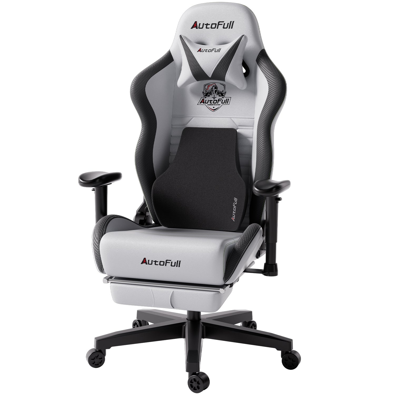 AutoFull C3 gaming chair with Ergonomic Lumbar Pillow