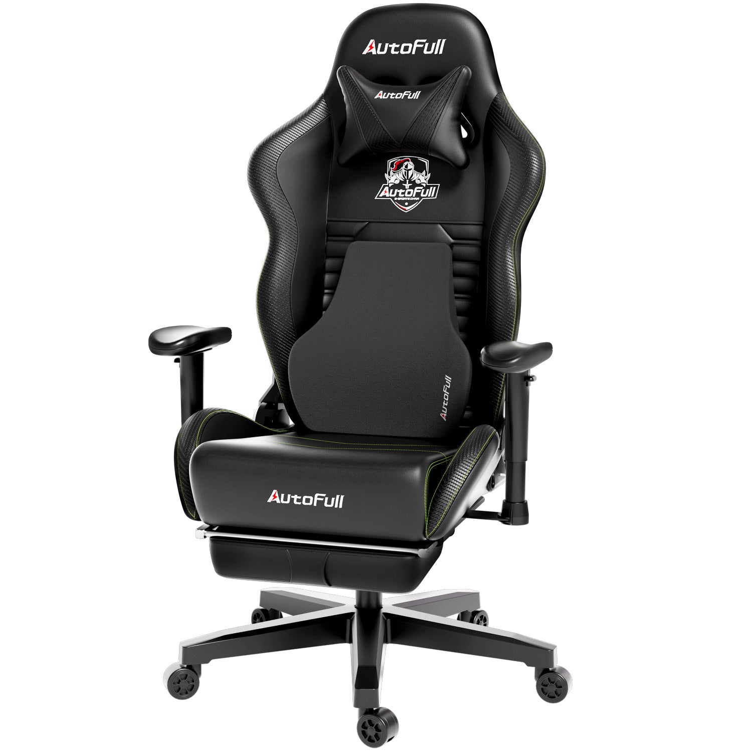 AutoFull C3 gaming chair with Ergonomic Lumbar Pillow