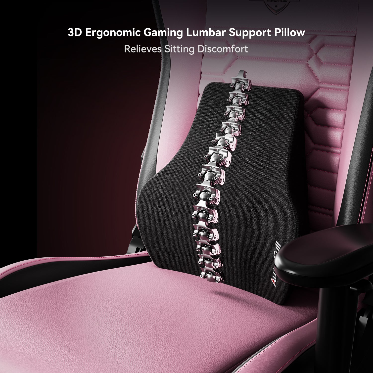 AutoFull C3 gaming chair with Ergonomic Lumbar Pillow