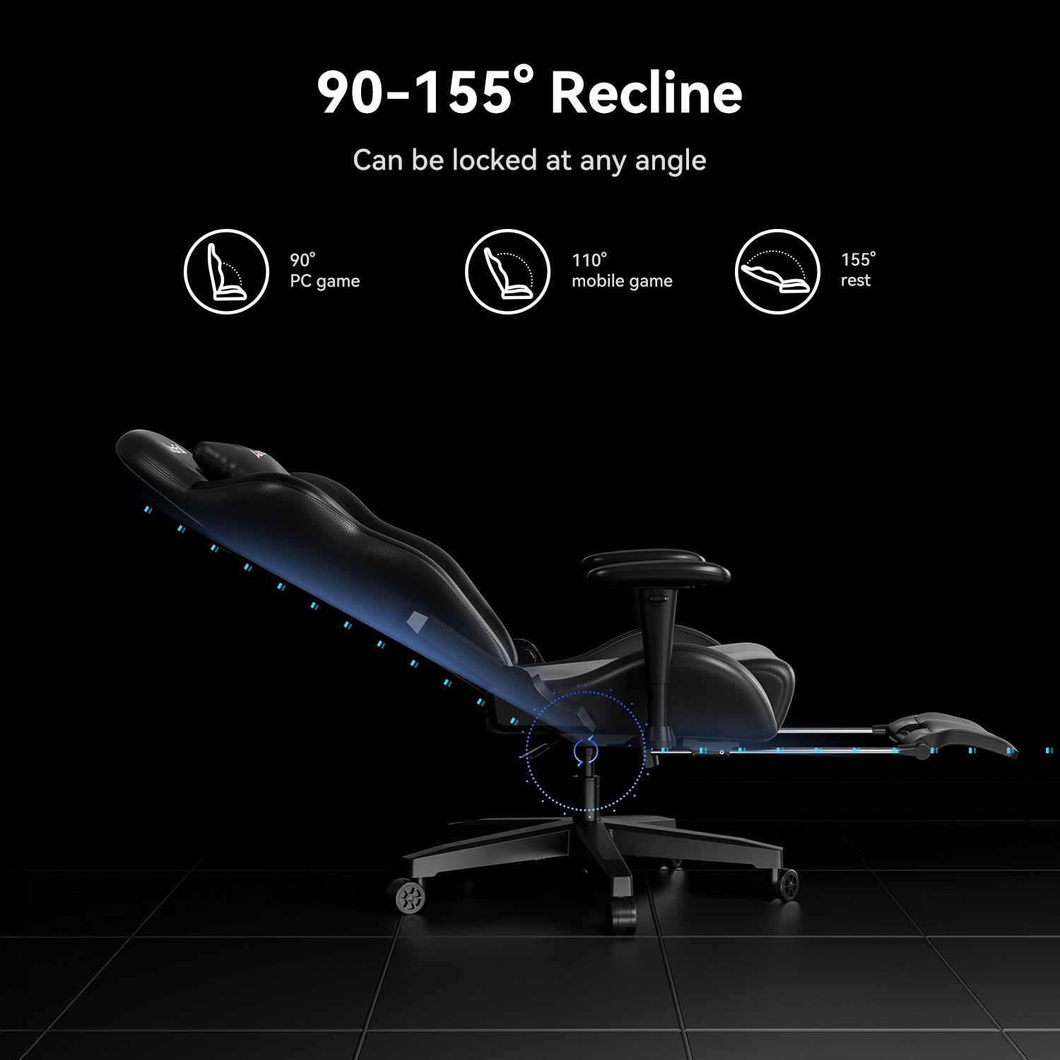 AutoFull C3 gaming chair with Ergonomic Lumbar Pillow