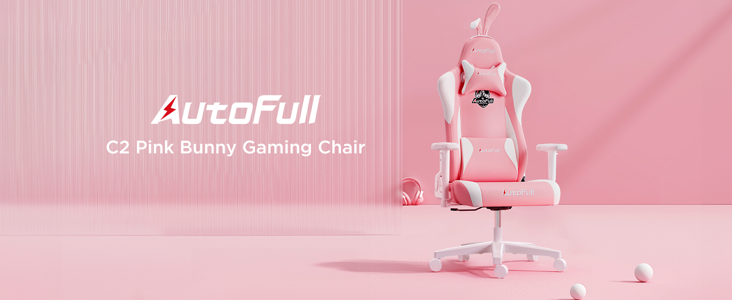 pink bunny gaming chair