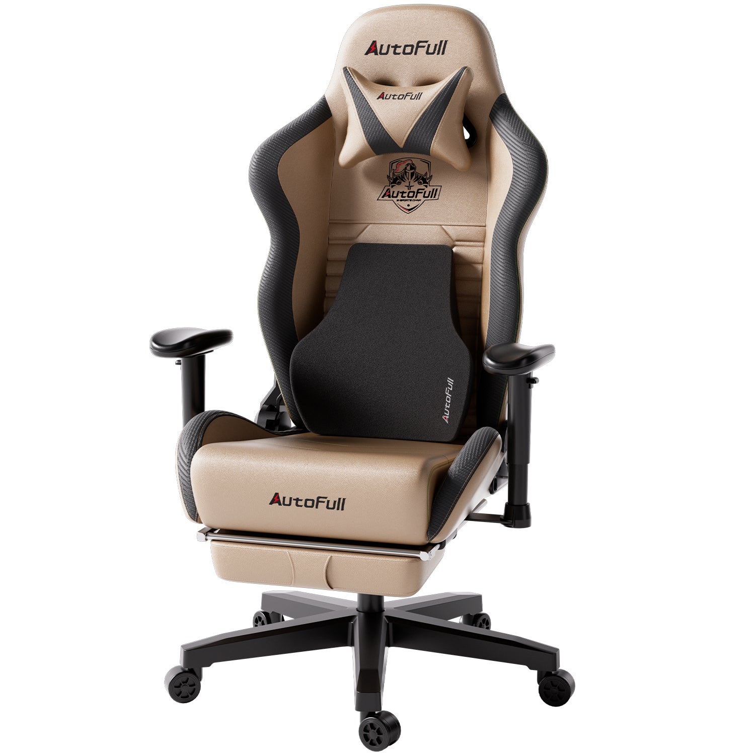 AutoFull C3 gaming chair with Ergonomic Lumbar Pillow