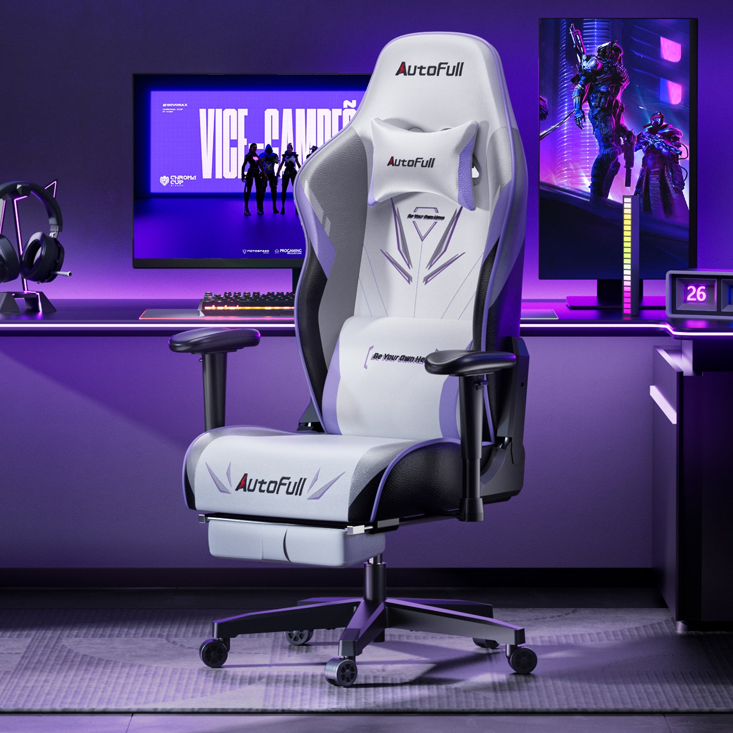 AutoFull C3 Pro gaming chair with Cushion Upgrade