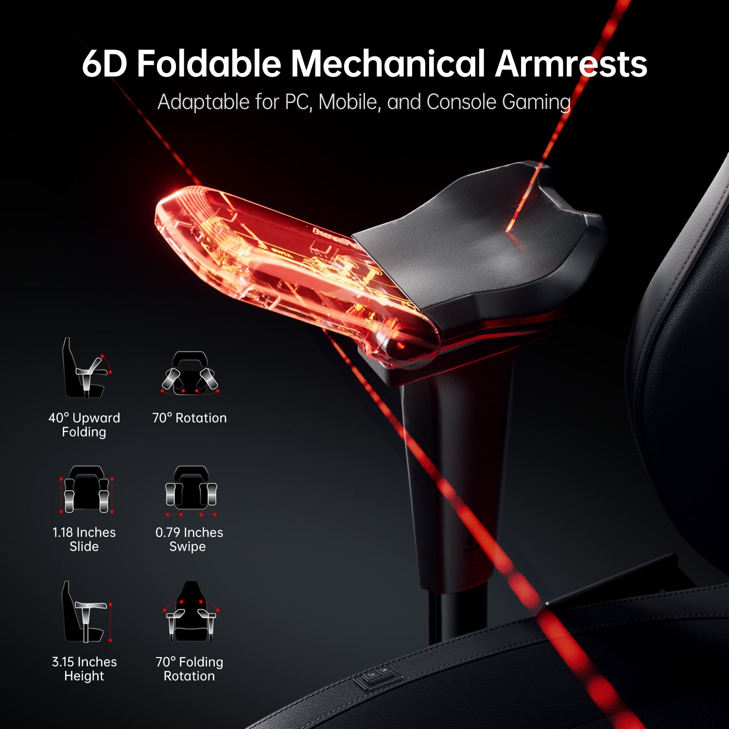 AutoFull M6 Elite Gaming Chair with 6D Armrests