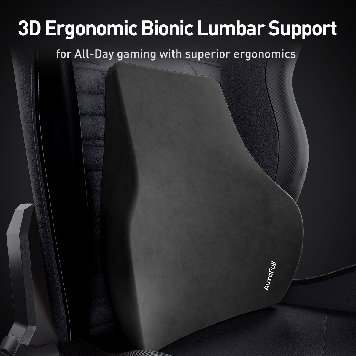 AutoFull C3 gaming chair with Ergonomic Lumbar Pillow