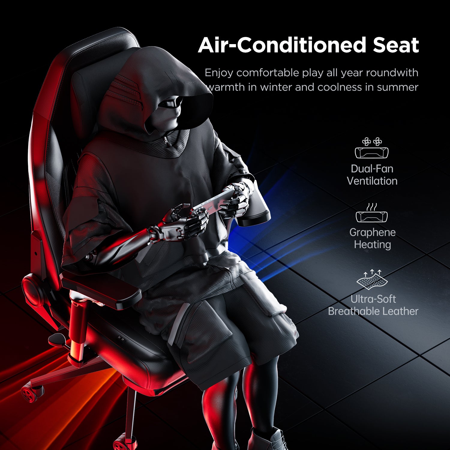 AutoFull M6 Pro Ergonomic Gaming Chair [No Massage, Lower Price]