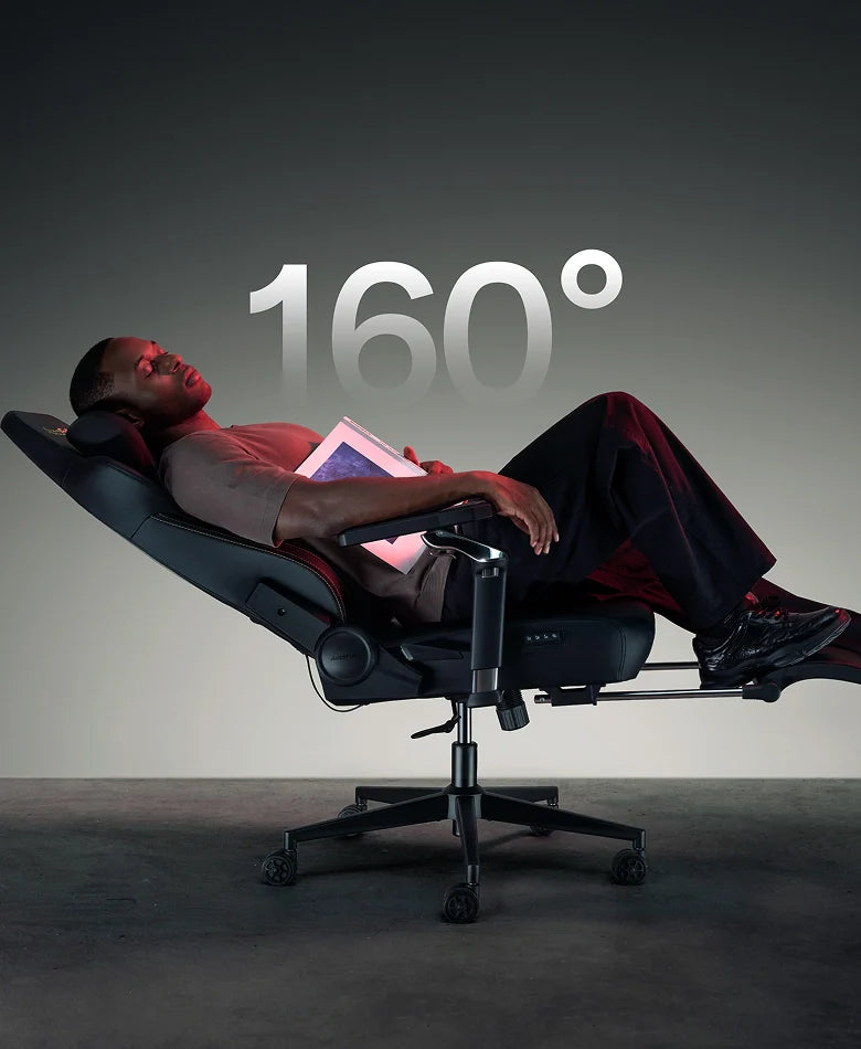 160° RECLINE FOR DEEP RELAXATION