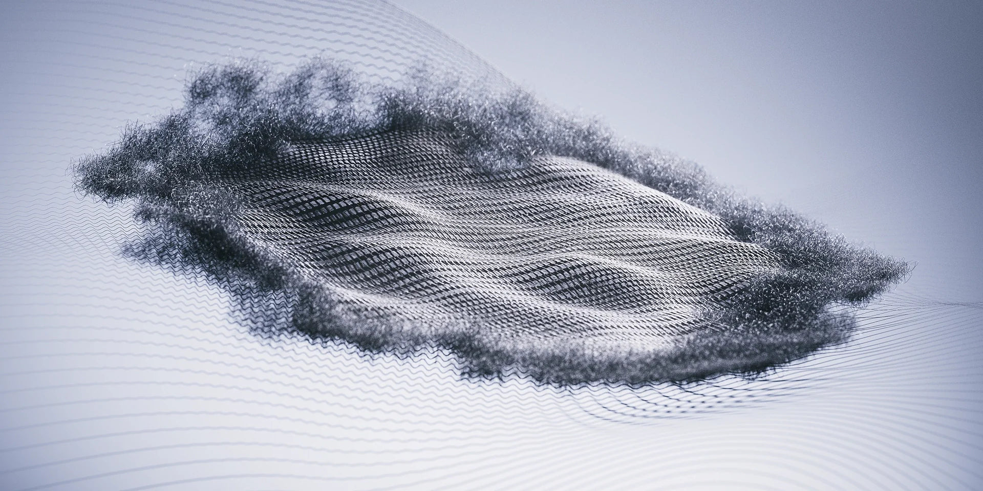 CLOUD-LIKE SHOCK ABSORPTION MESH