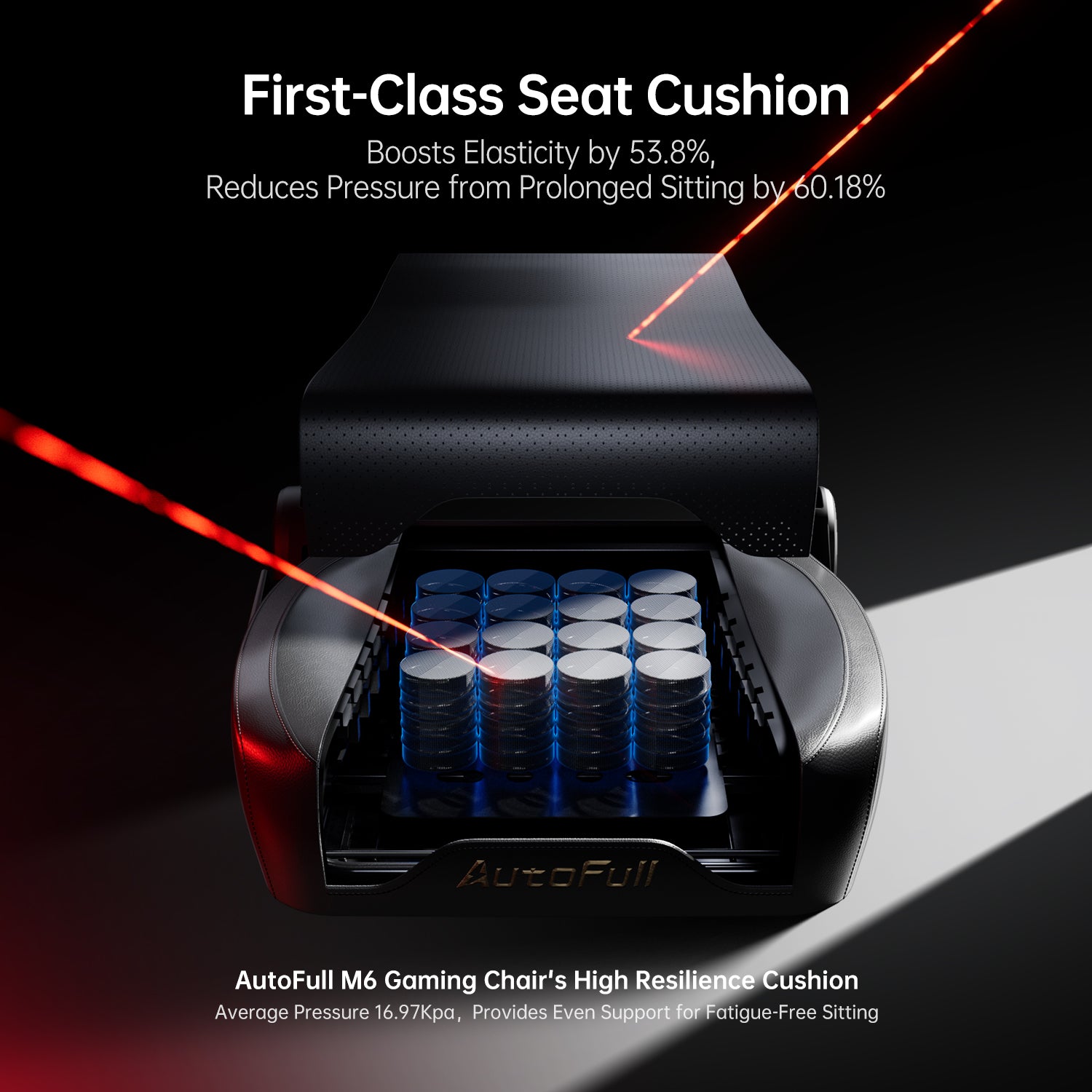 AutoFull M6 Elite Gaming Chair with 6D Armrests