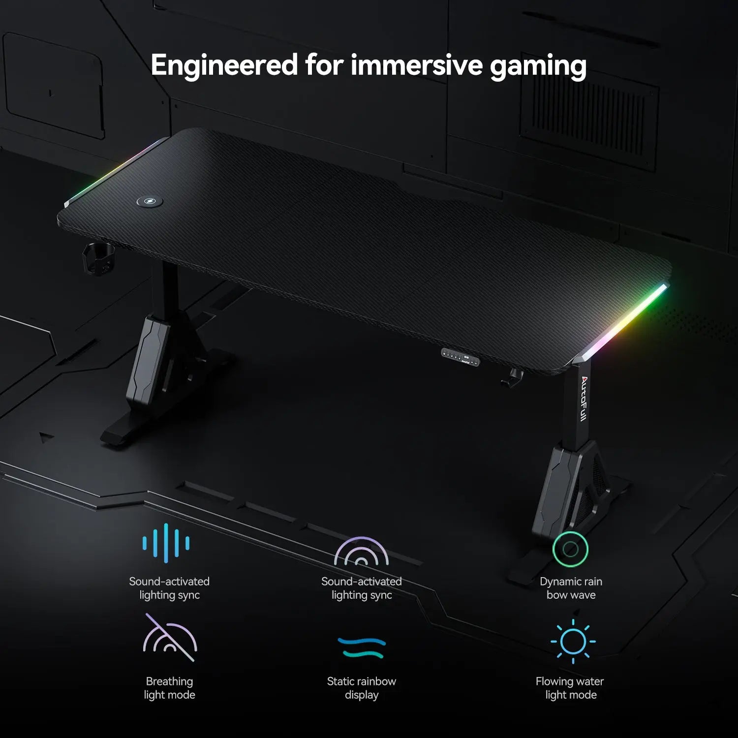 AutoFull A4 Pro RGB Gaming Desk [⚡Early Bird Pricing⚡]