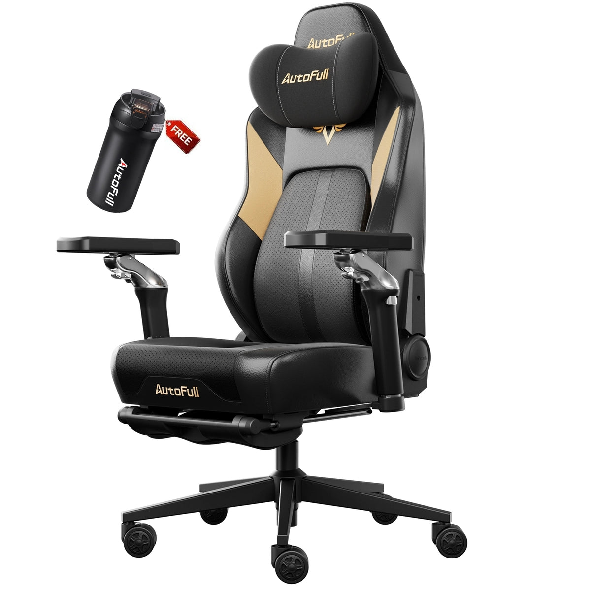 AutoFull M6 Ultra Gaming Chair [Christmas Special Gift Water Bottle]